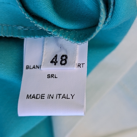 NWT Size 48 Large Teal Italian Boule De Neige Pants - Picture 10 of 11